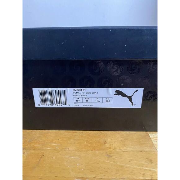 PUMA x RF DISC COA RONNIE FIEG KITH JUST US BLACK SALMON PINK 356608-01 OG 11.5 main image 8
